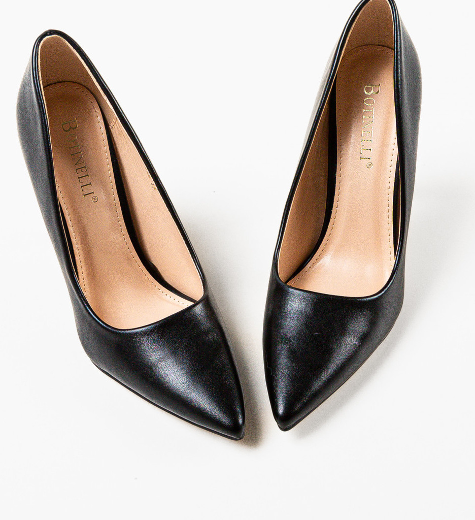 Pantofi Toc Plazyn Negri - Eleganță și Stil - imagine 6