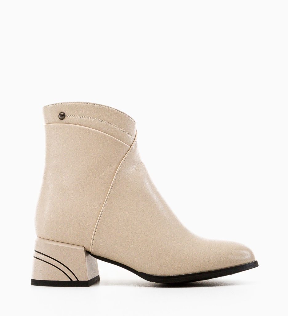 Botine Dama Kusat Bej - Confort și Eleganță - imagine 5