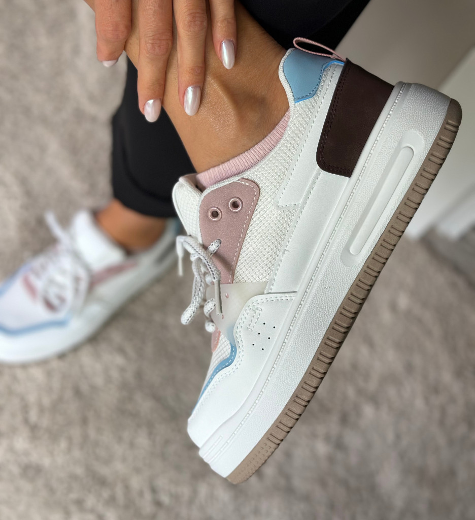 Sneakers Dama Yijun Albi - Confort și Stil