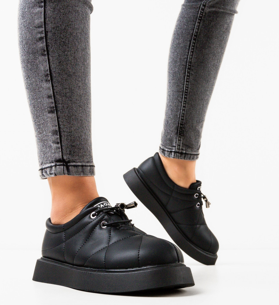 Pantofi Casual Dama Negri - Confort si Stil - imagine 2