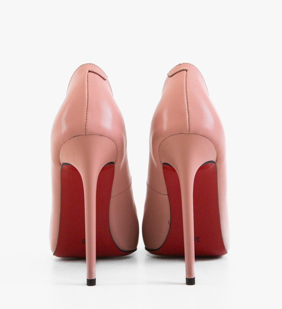 Pantofi Dama Butyn Roz Eleganți - imagine 5
