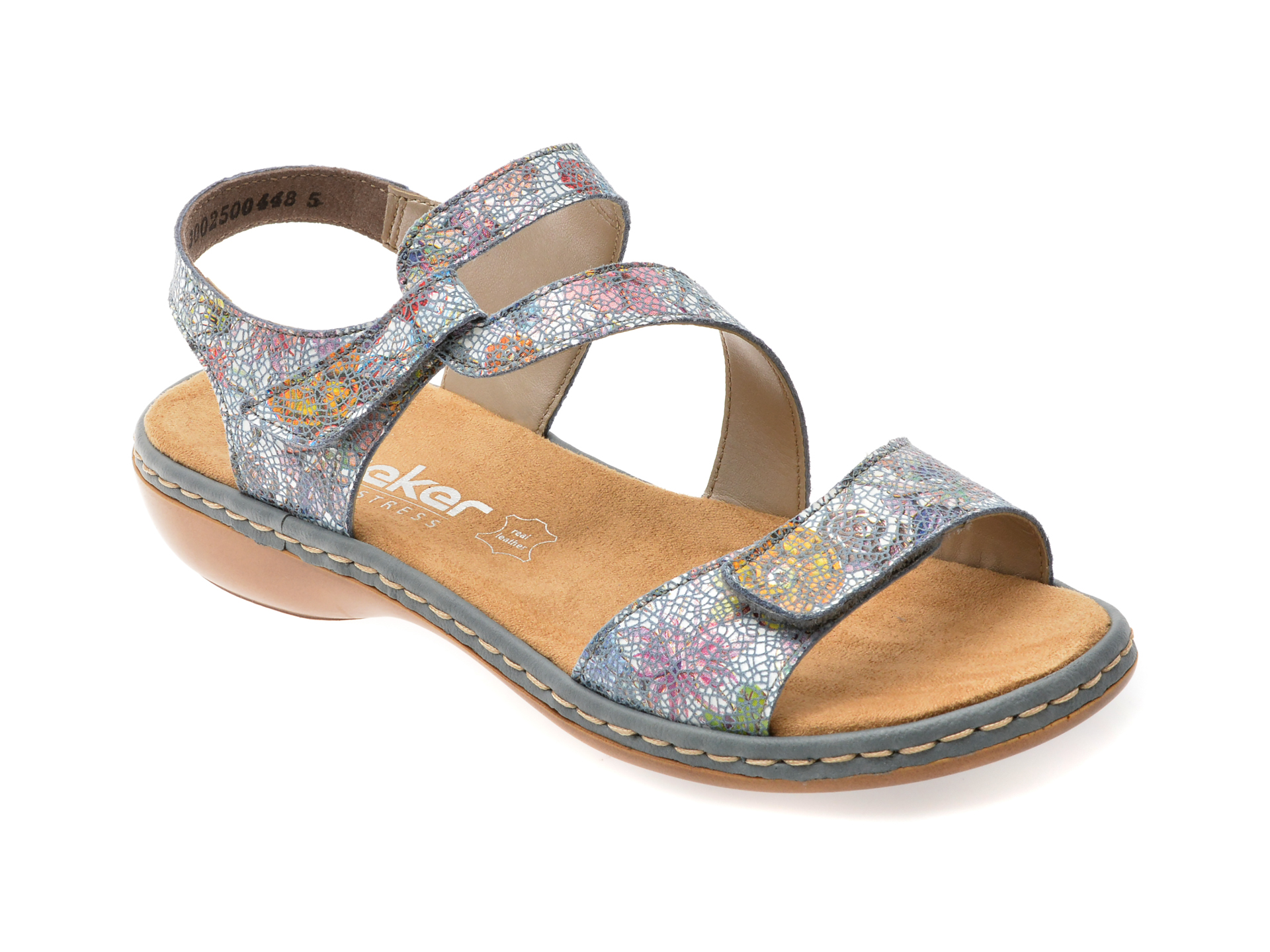 Sandale Rieker Albastre Piele Naturală Confort