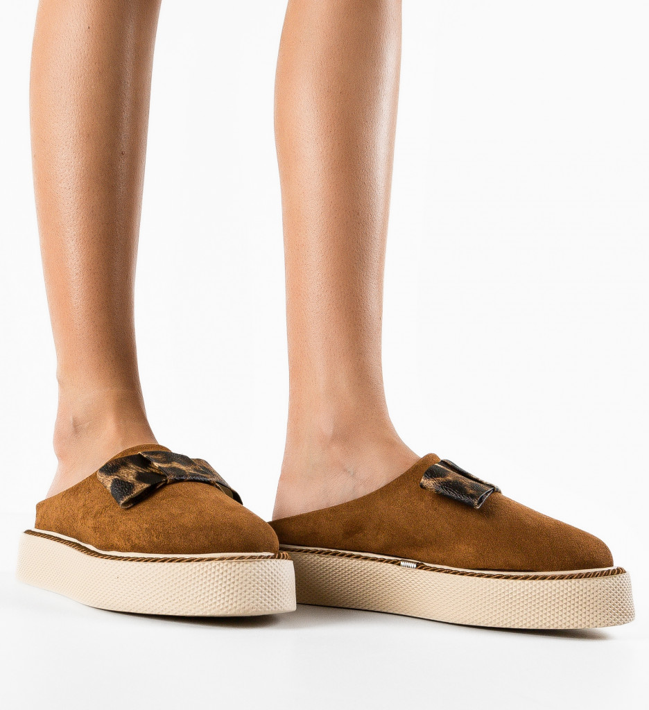 Papuci Dama Castrol Maro - Confort și Stil - imagine 3