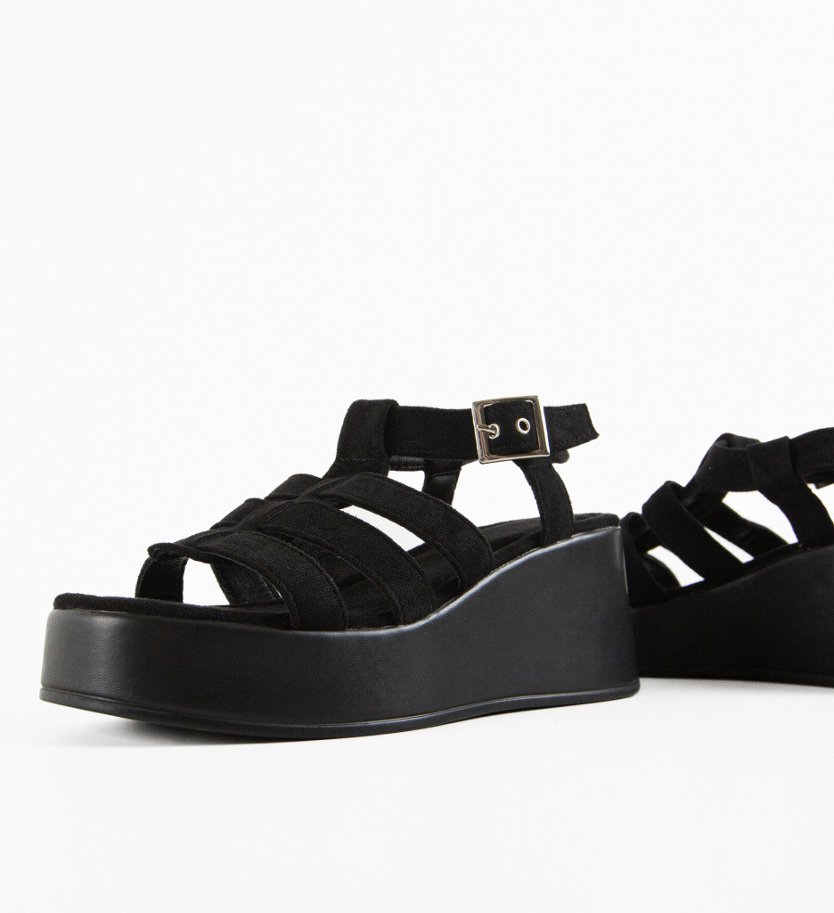 Platforme Dama Nablus Negre - Stil și Confort - imagine 5