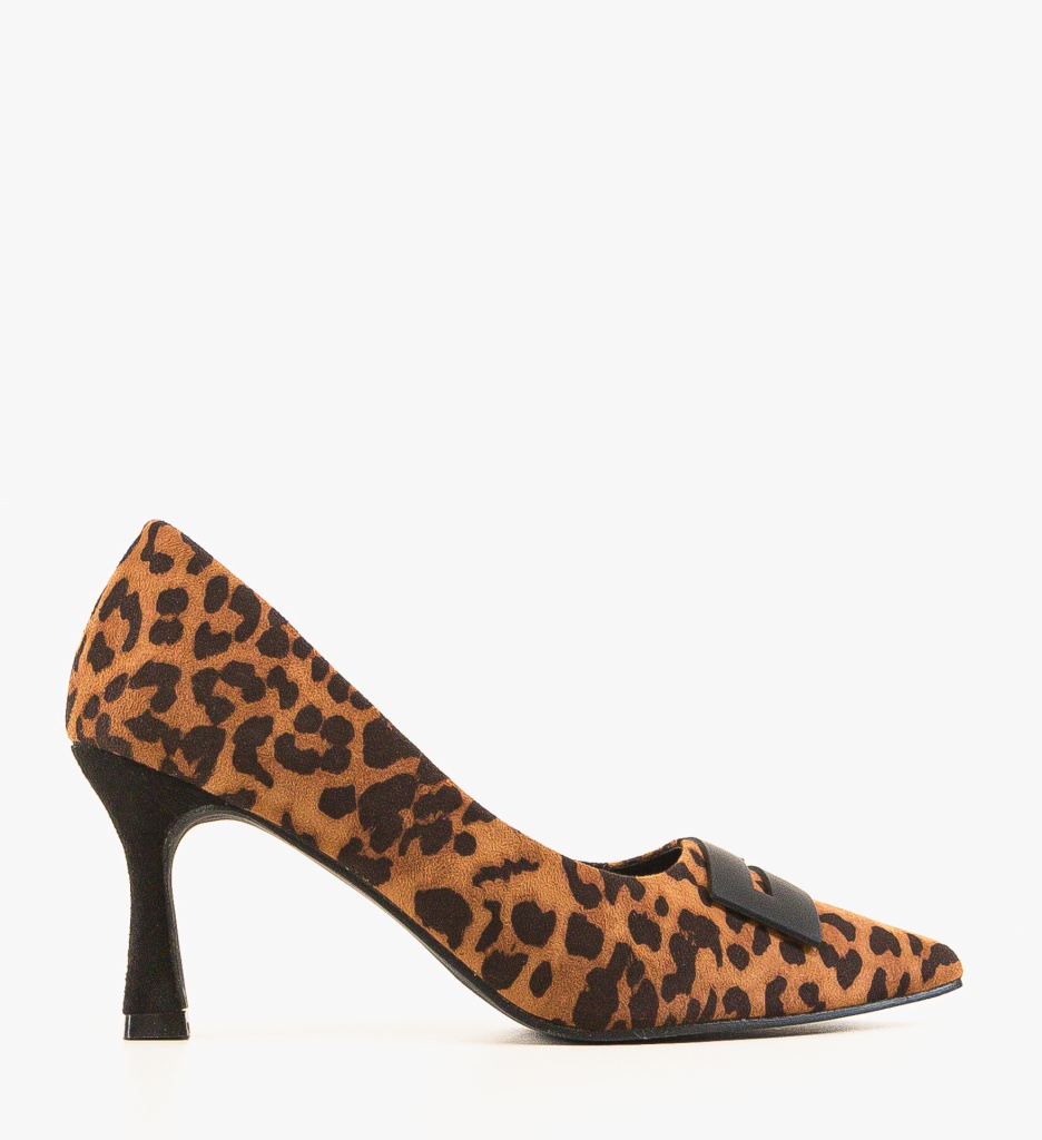 Pantofi cu Toc Jaxy Print 2 | Stil Unic - imagine 4