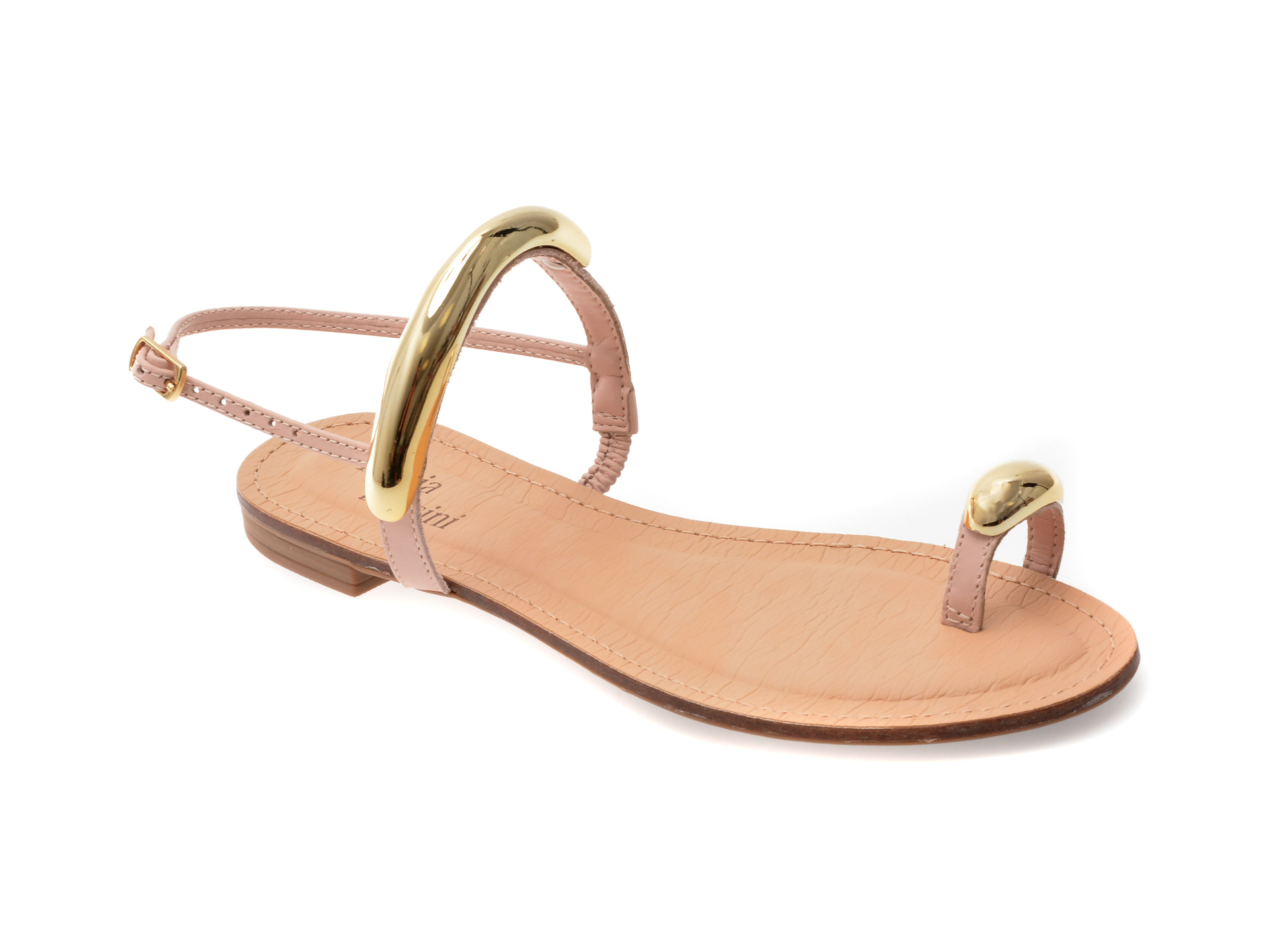 Sandale Flavia Passini Roz Piele Naturală
