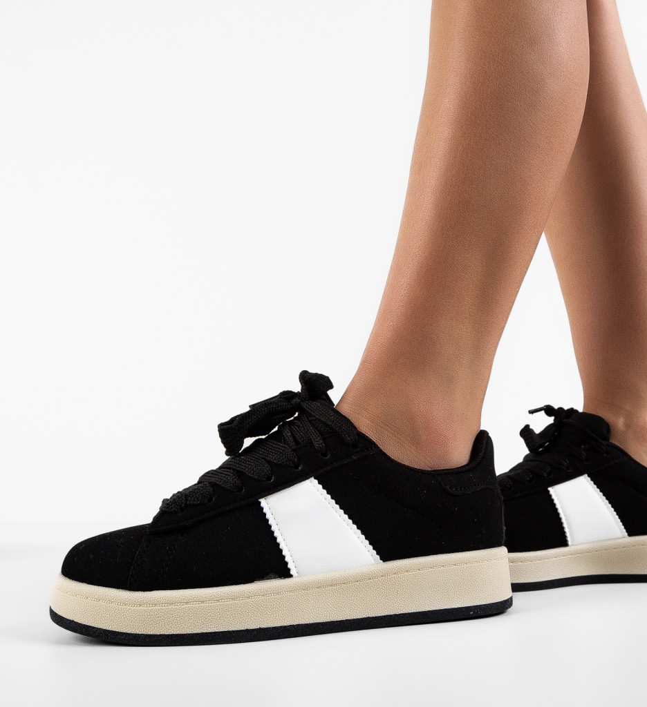 Sneakers Kionba Negri - Confort și Stil Urban
