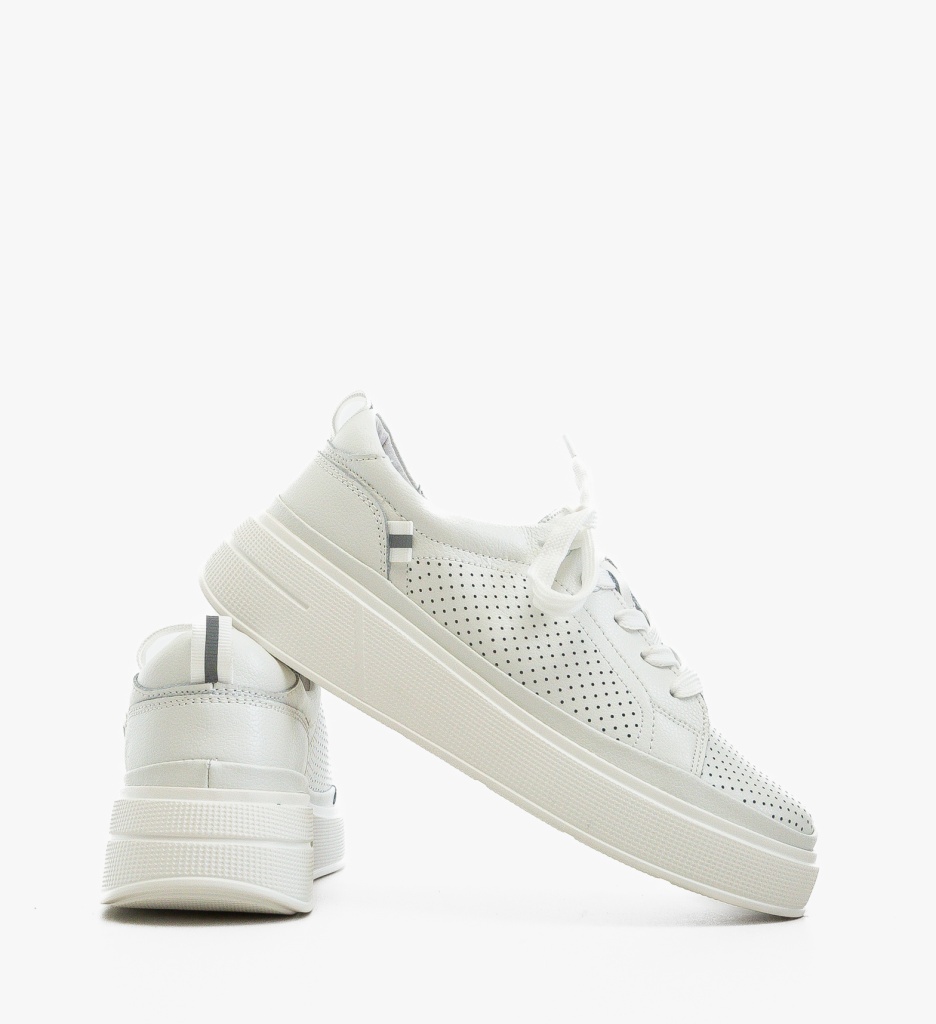 Pantofi Casual Papaye Albi – Eleganță și Confort - imagine 6