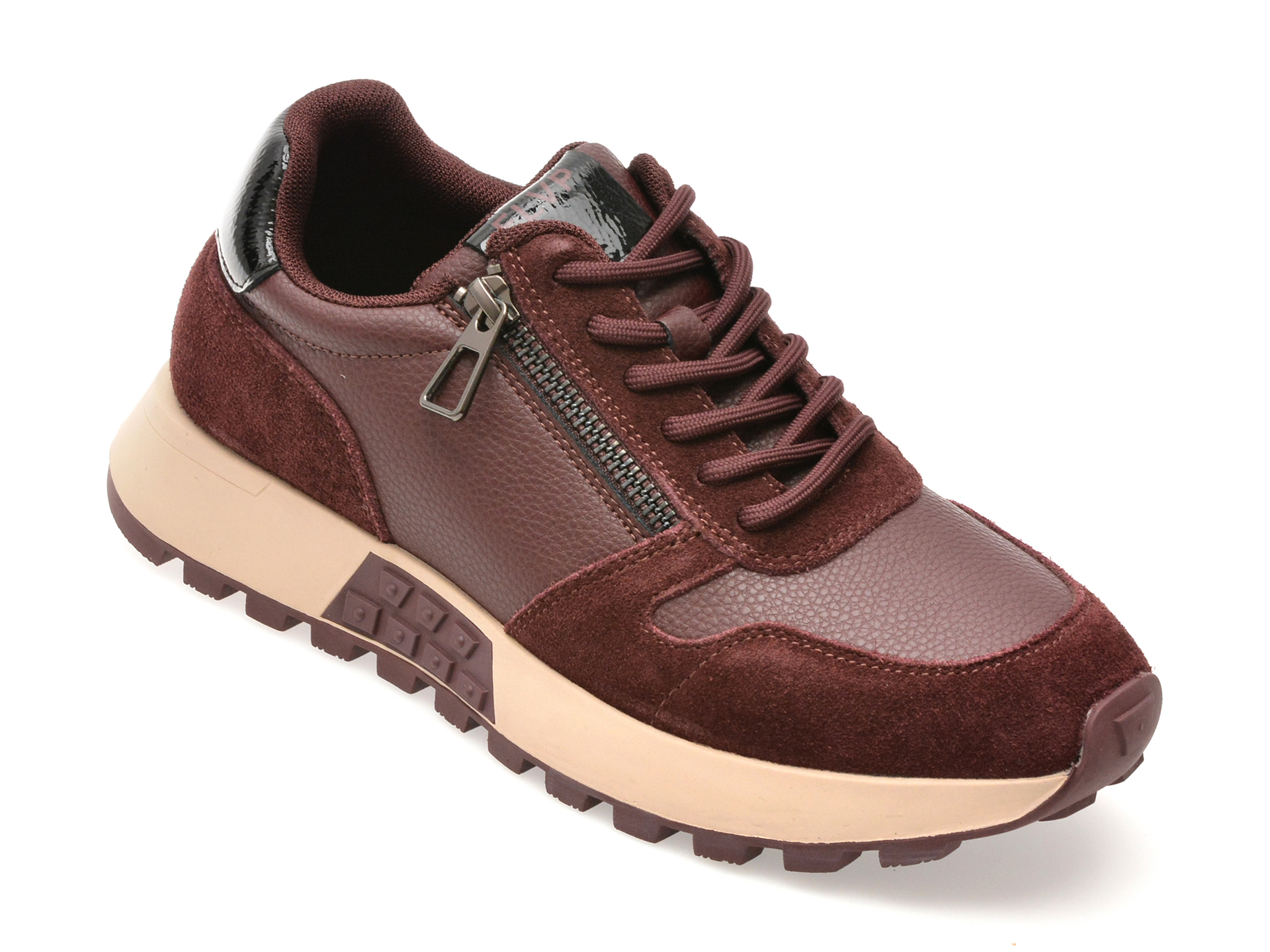 Pantofi Sport Flavia Passini din Piele Visinii