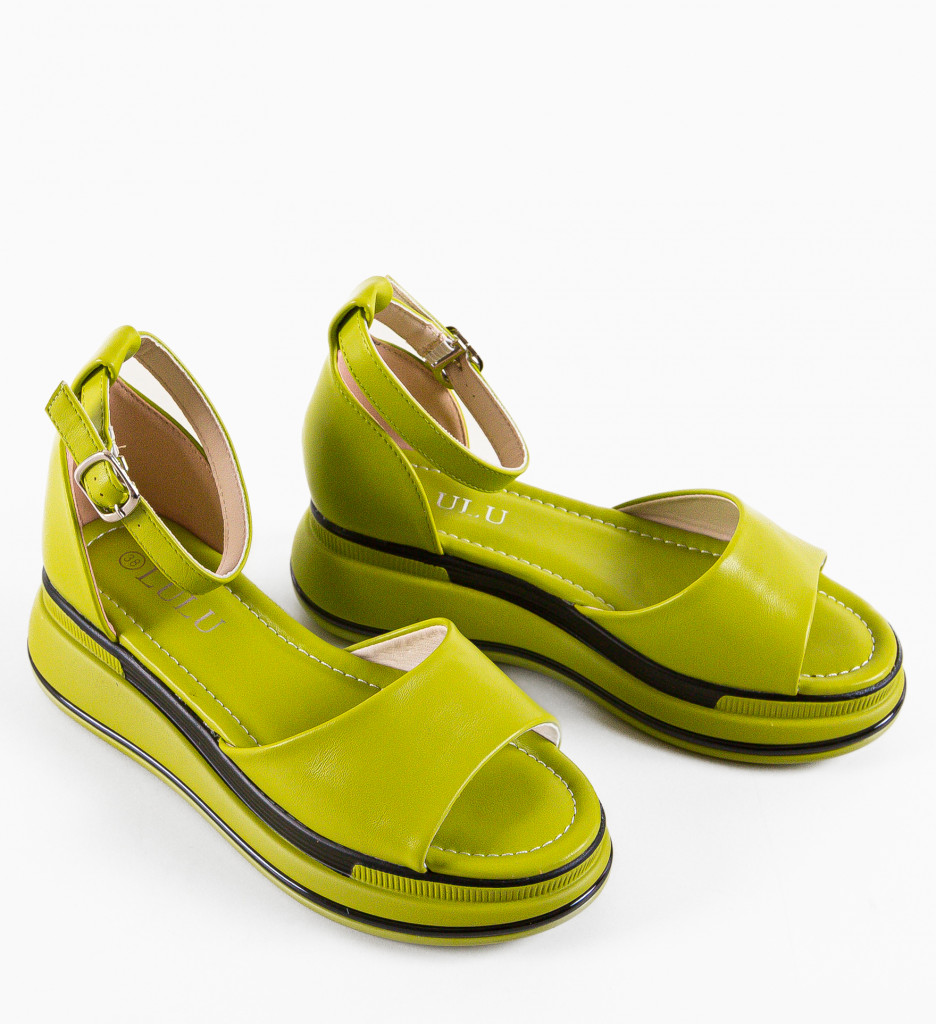 Sandale Dama Grifon Verzi - Eleganță și Confort - imagine 7