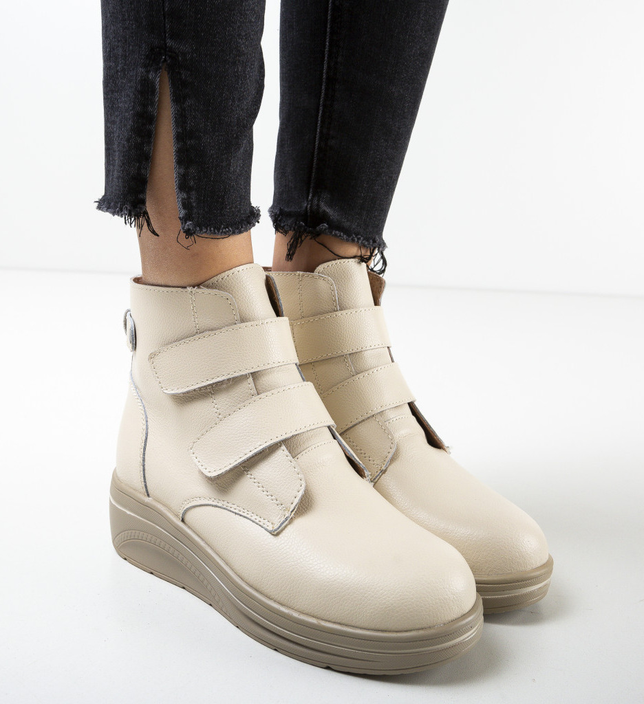 Pantofi Casual Jabal Bej | Confort & Stil - imagine 3