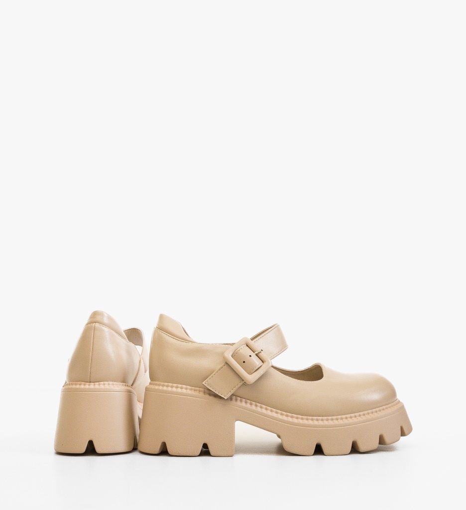 Pantofi Casual Dama Bokfa Bej 2 - Confort - imagine 4