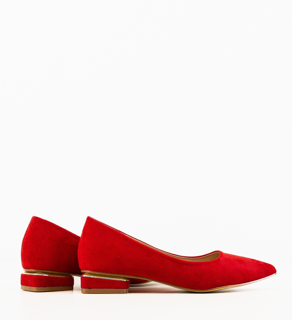 Balerini Dama Rosii Chira - Confort și Eleganță - imagine 5