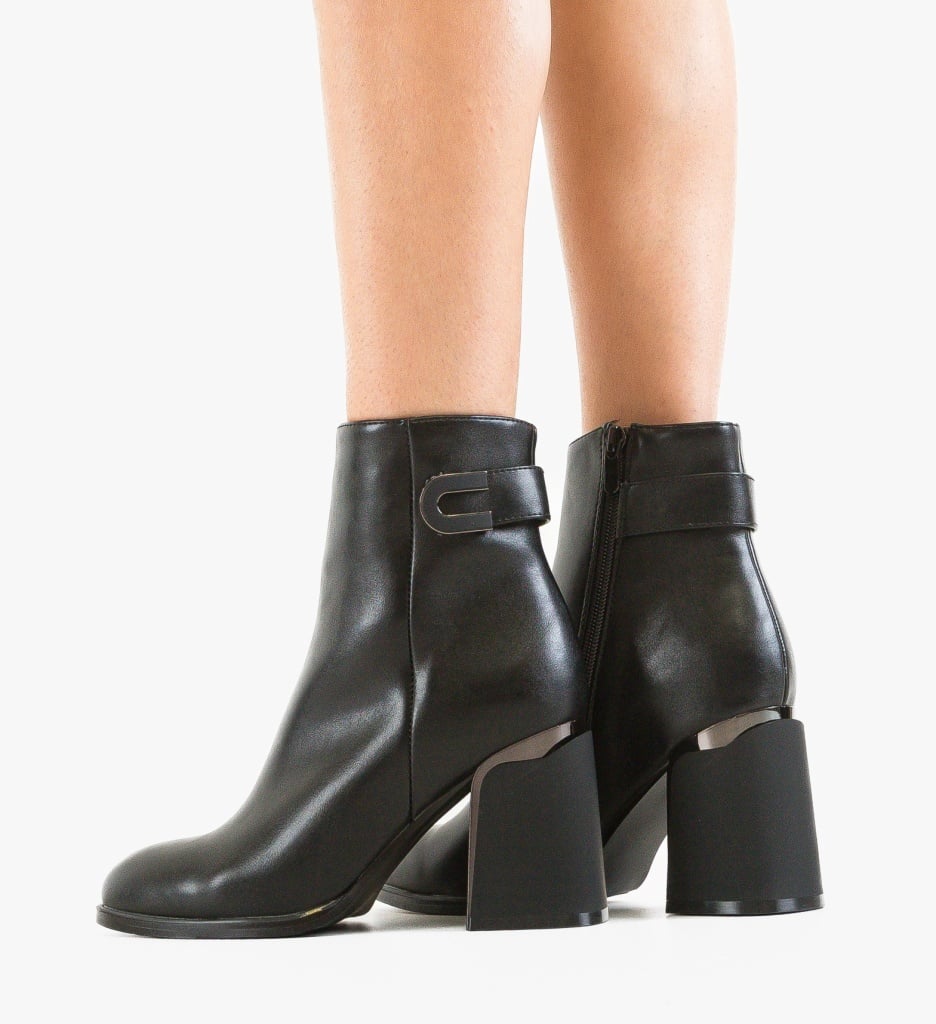 Botine Sammy Negre din Piele | Confort și Stil - imagine 6