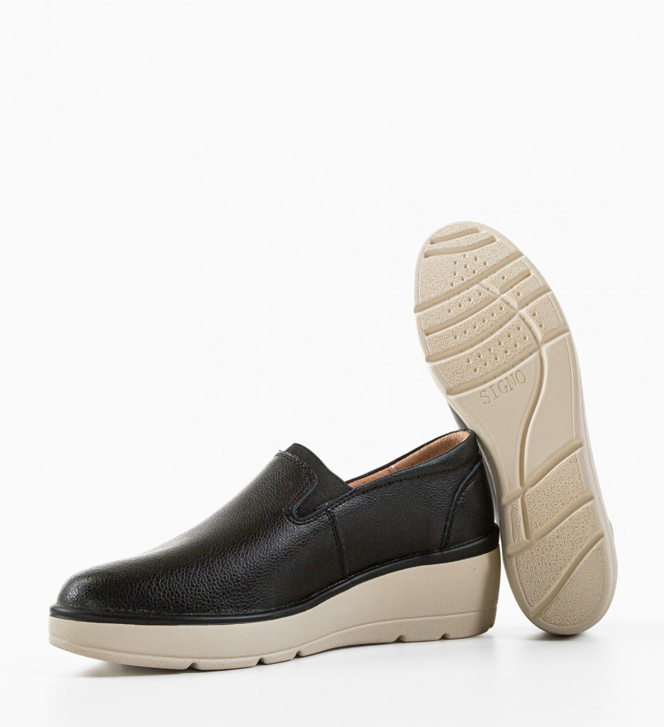Pantofi Yanam Negri | Confort Zilnic Asigurat - imagine 5