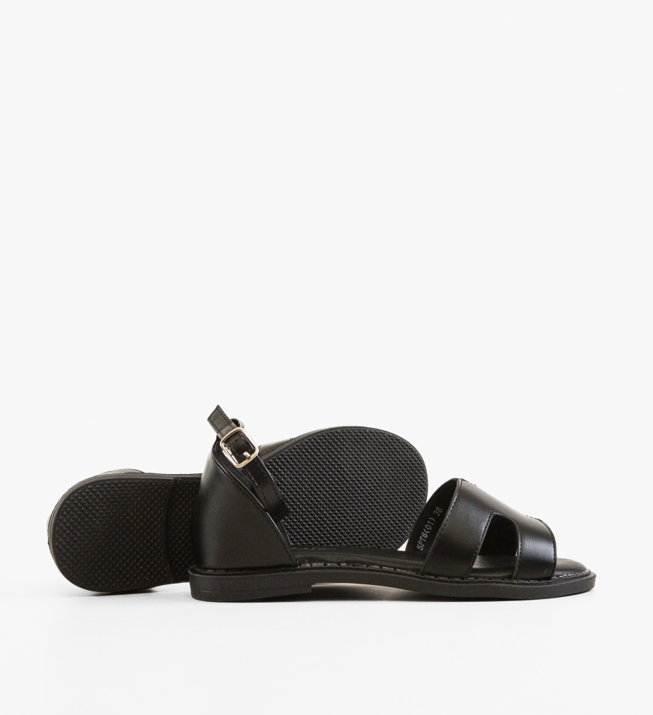 Sandale Dama Junos Negre | Eleganță și Confort - imagine 4