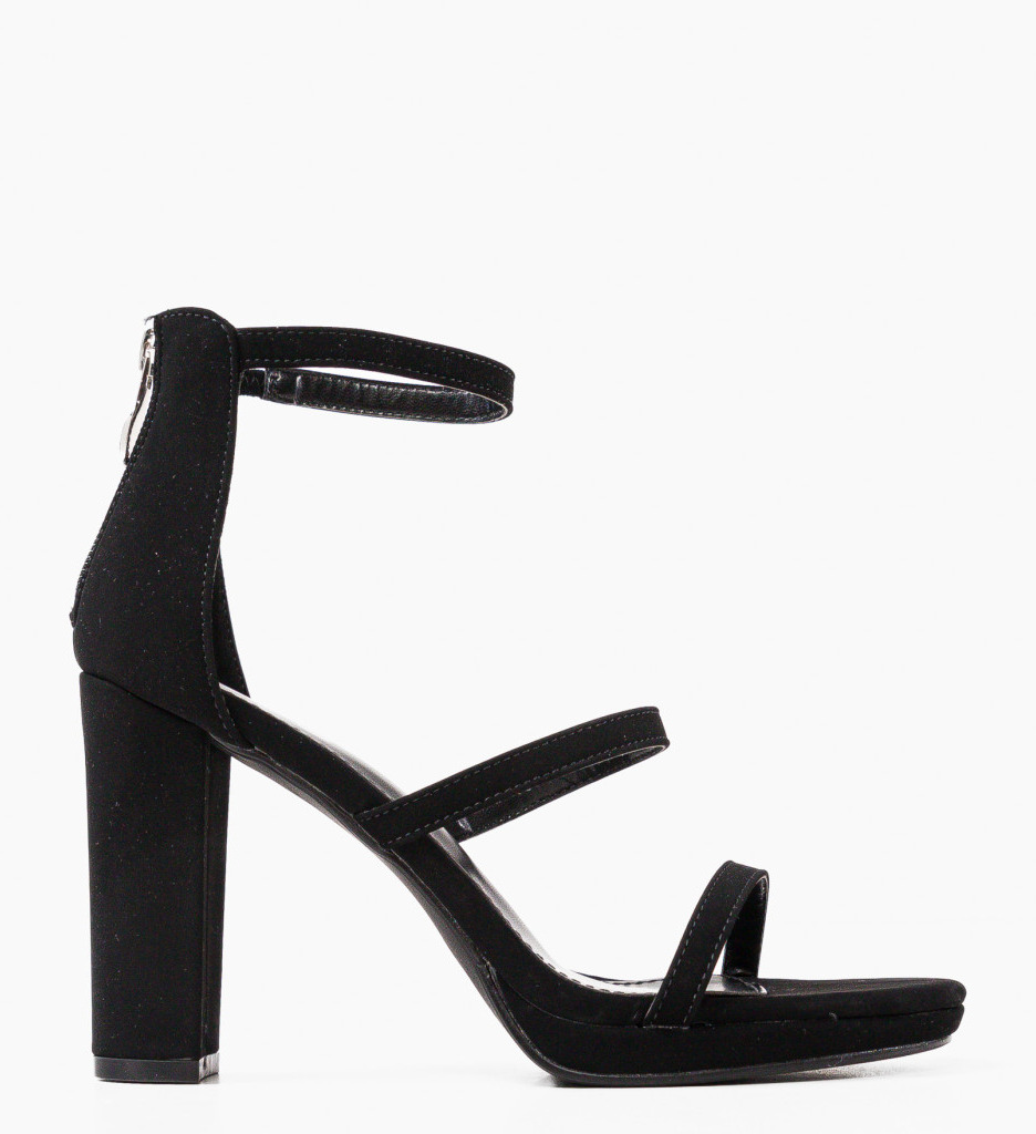 Sandale Toc Ruger Negre - Stil și Eleganță - imagine 8