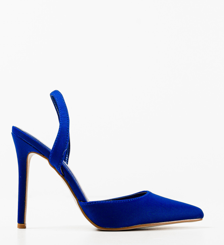 Pantofi cu toc Ruruma Albaștri - Eleganță Asigurată - imagine 4