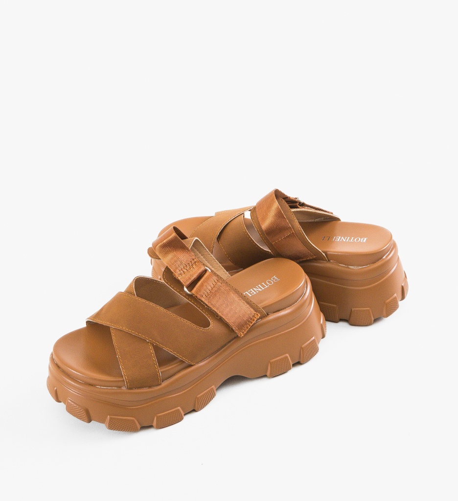 Saboti Dama Lavian Camel | Eleganță și Confort - imagine 3