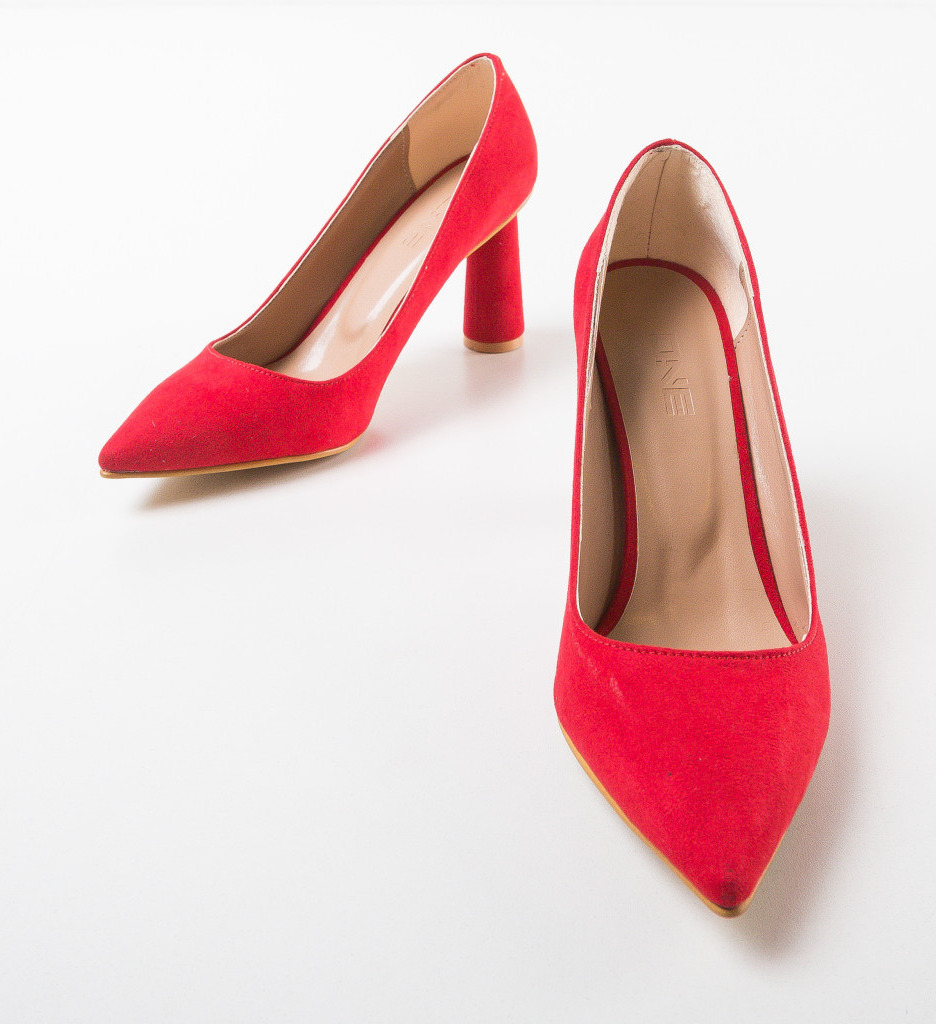 Pantofi Alogolo Rosii cu Toc - Eleganță Maximă - imagine 6