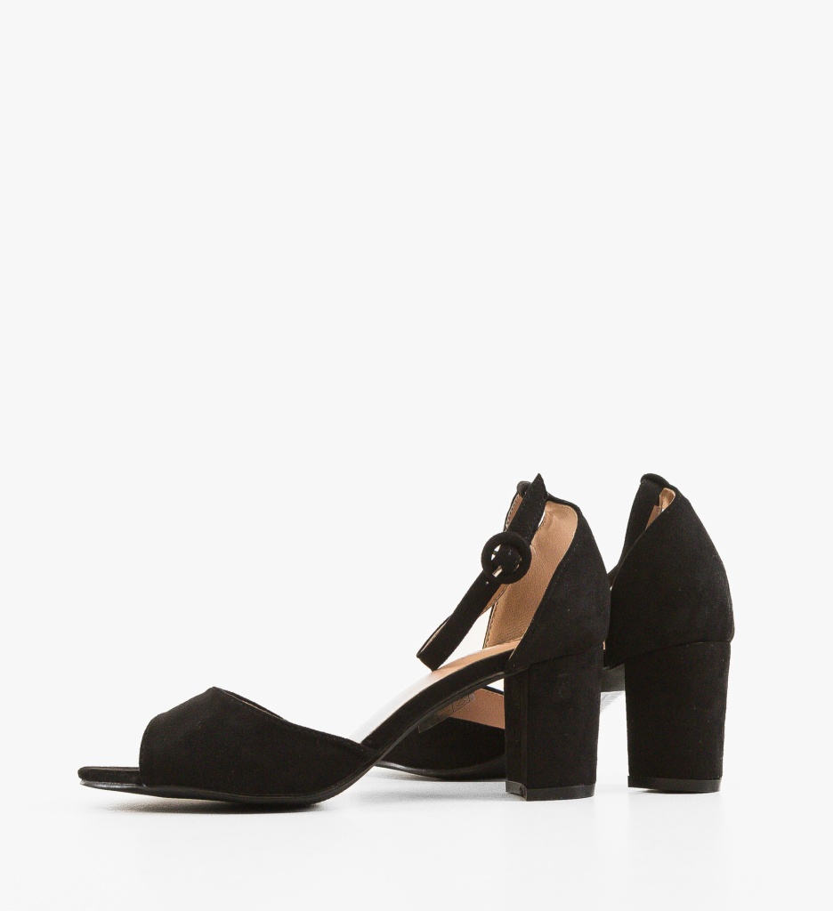 Sandale cu Toc Duncan Negre | Eleganță și Stil - imagine 6