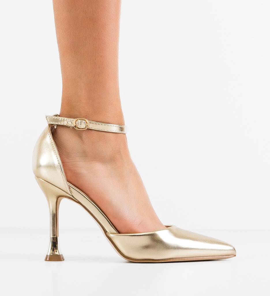 Pantofi Dama Osian Aurii - Eleganță Premium - imagine 5