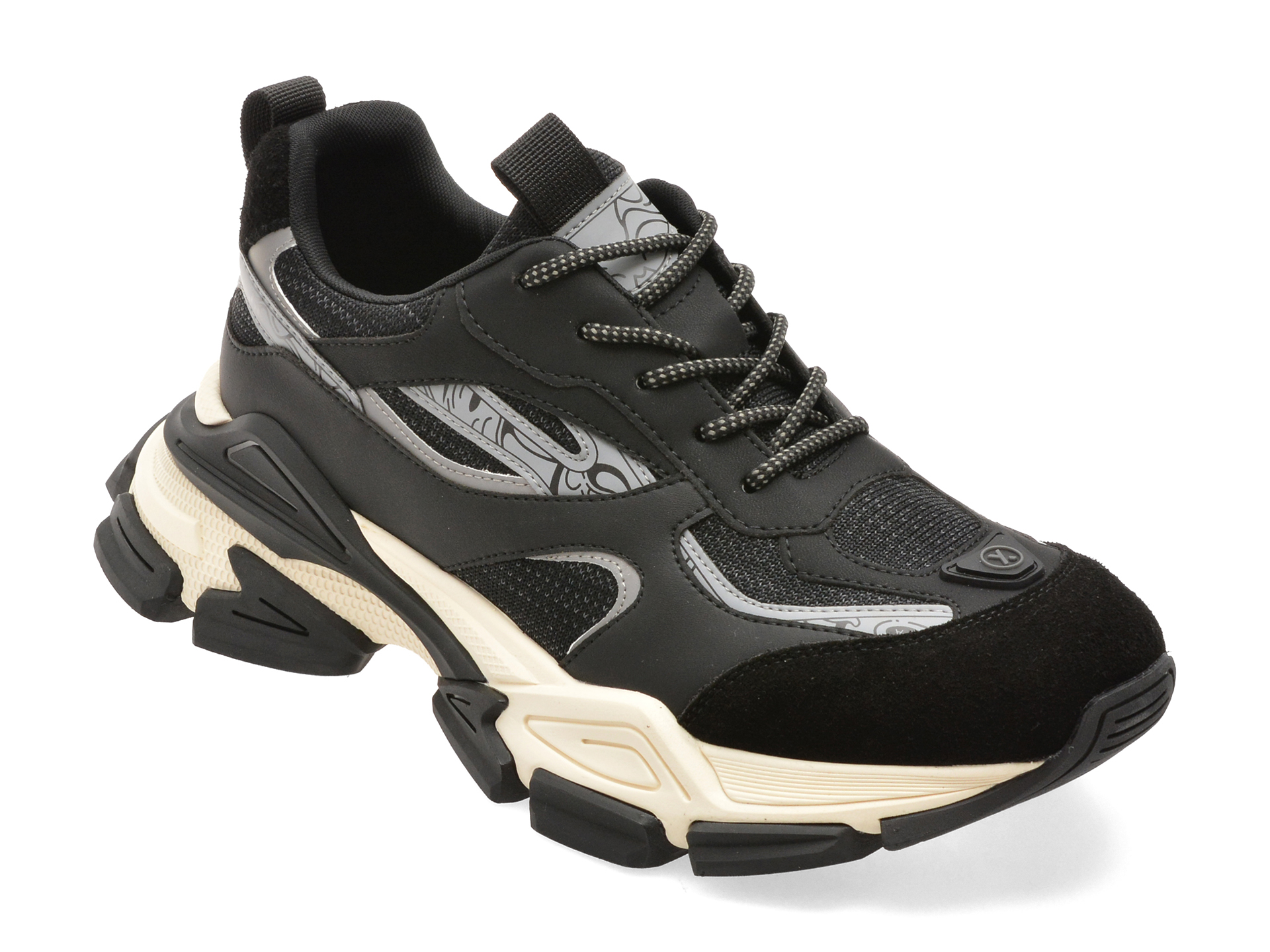 Pantofi Sport GRYXX Negri Piele Naturală