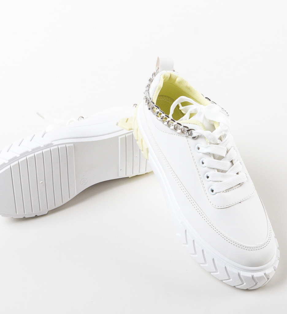 Sneakers Dama Galbeni Confort Sport - imagine 7