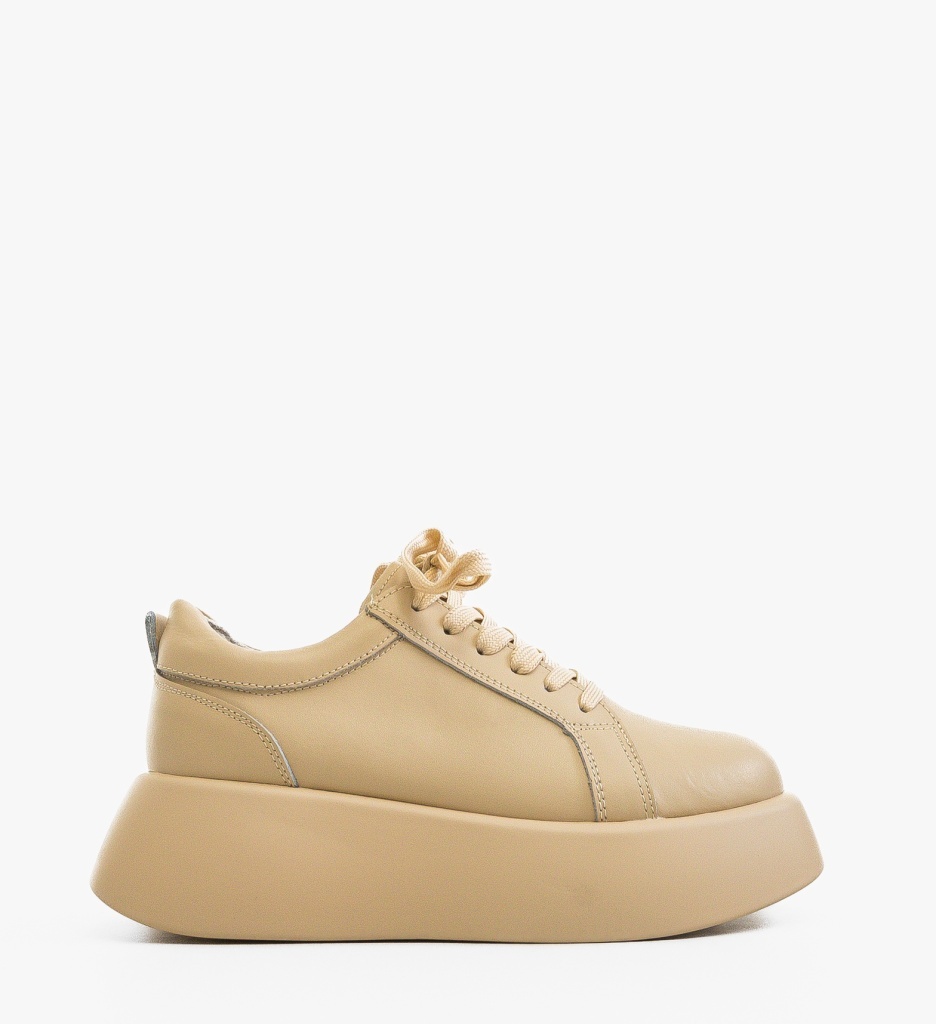 Sneakers Dama Silona Bej | Confort și Stil - imagine 4