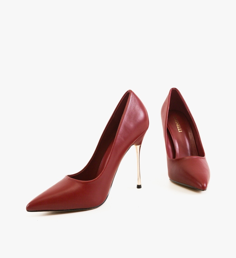 Pantofi Krente Rosii cu Toc - Eleganta Asigurata - imagine 7
