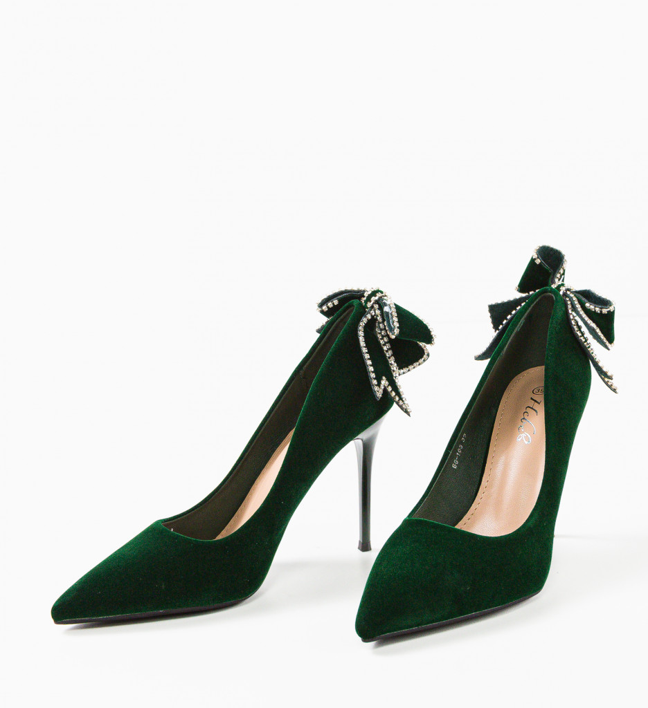 Pantofi Aleta Verzi cu Toc - Eleganță și Stil - imagine 5