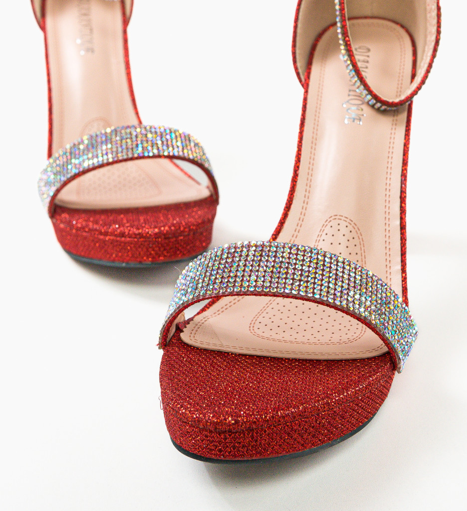 Sandale cu Toc Rosii Evaristo | Stil si Eleganta - imagine 6