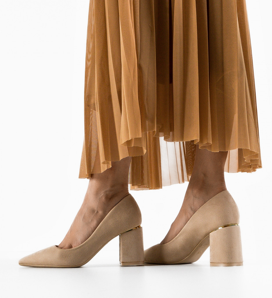 Pantofi dama Isar Bej 2 - Eleganță și confort - imagine 2
