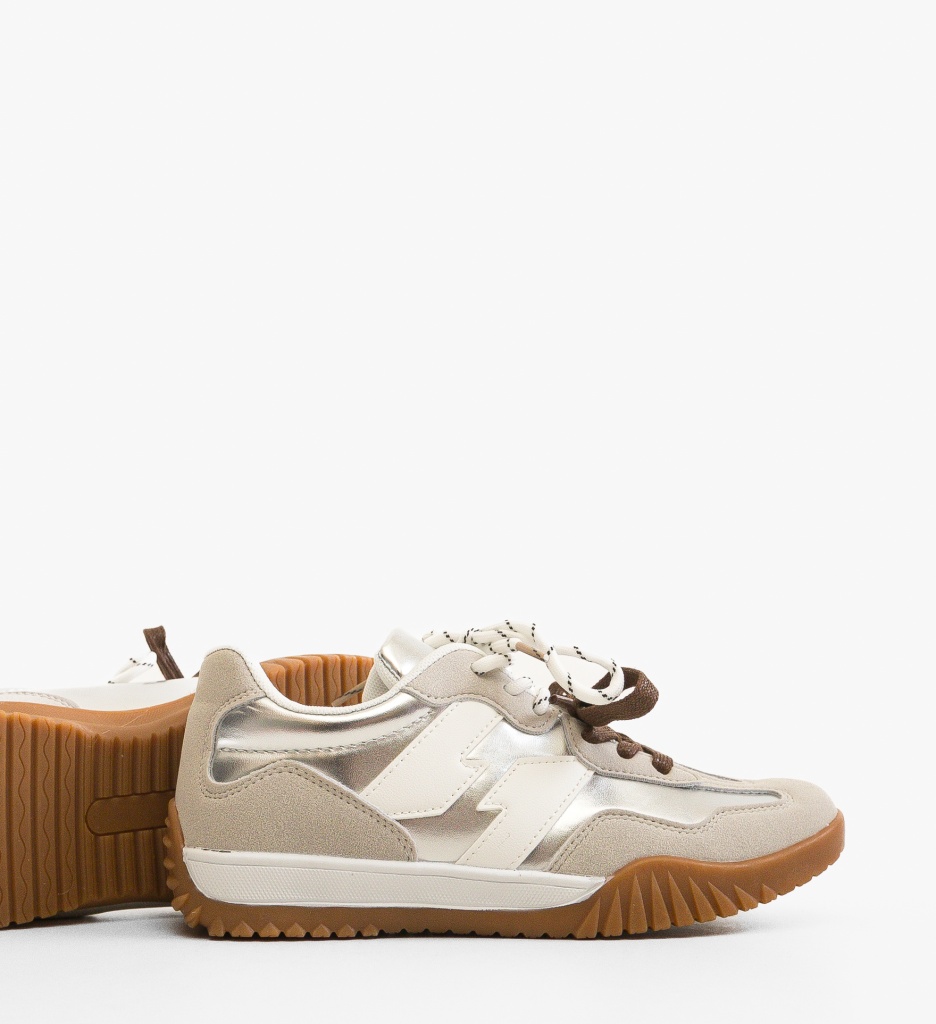 Pantofi Sport Velma Argintii - Confort & Stil - imagine 4