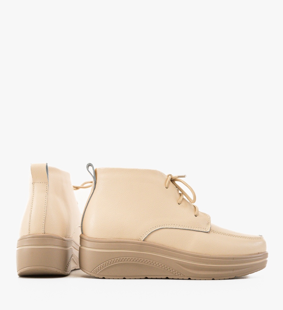 Pantofi Casual Bergamon Bej - Confort și Stil - imagine 6