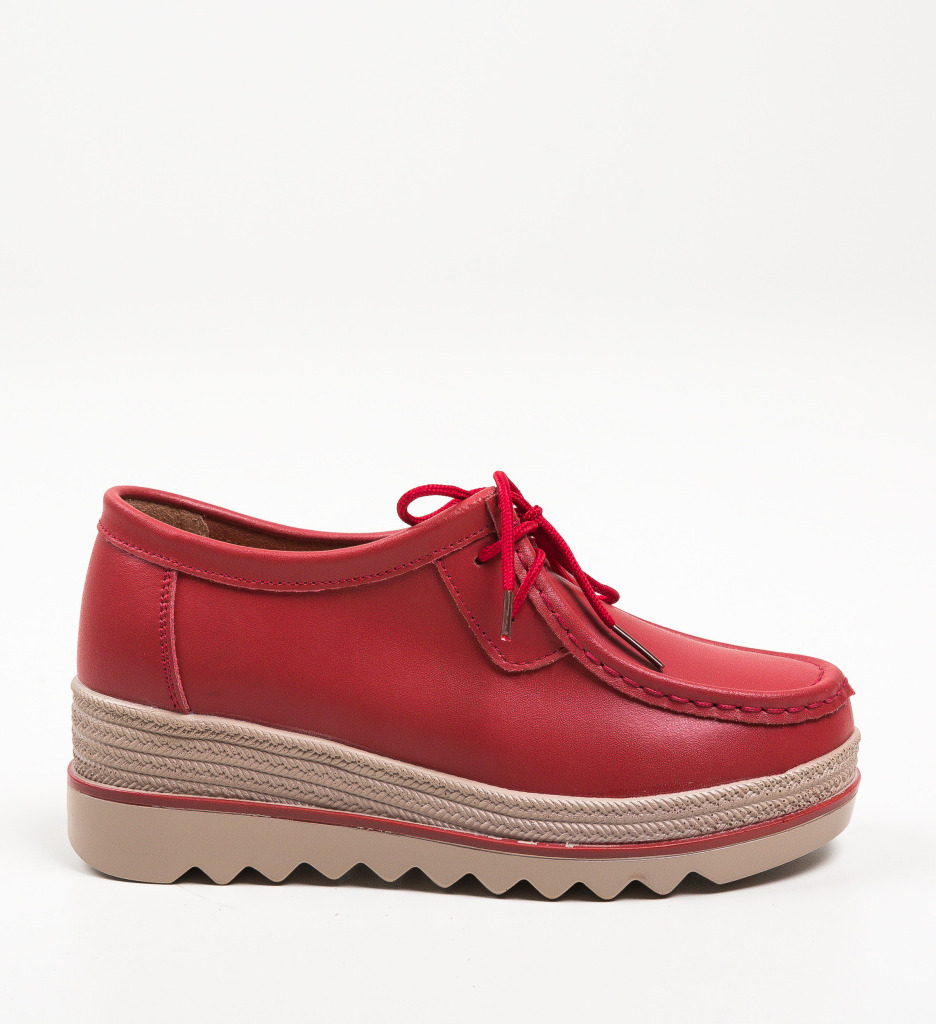 Pantofi Casual SAG Roșii | Stil și Confort - imagine 5