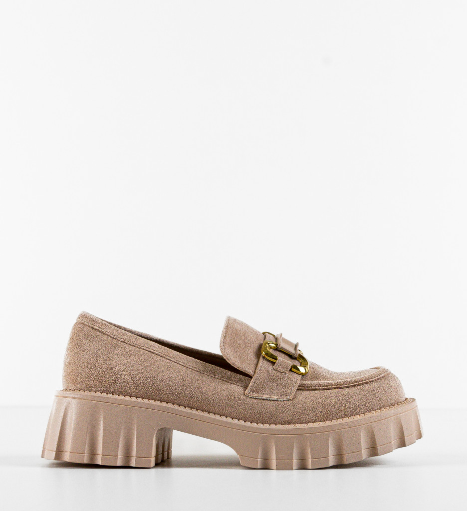 Pantofi Casual Gully Bej - Confort și Stil - imagine 2