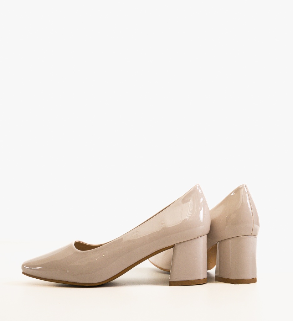 Pantofi Dama Nieve Bej Eleganți - imagine 11