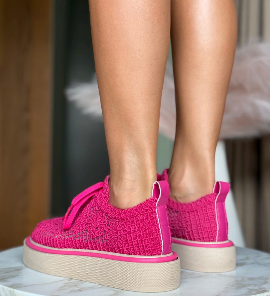 Pantofi Casual Ystory Fuchsia - Confort și Stil - imagine 3