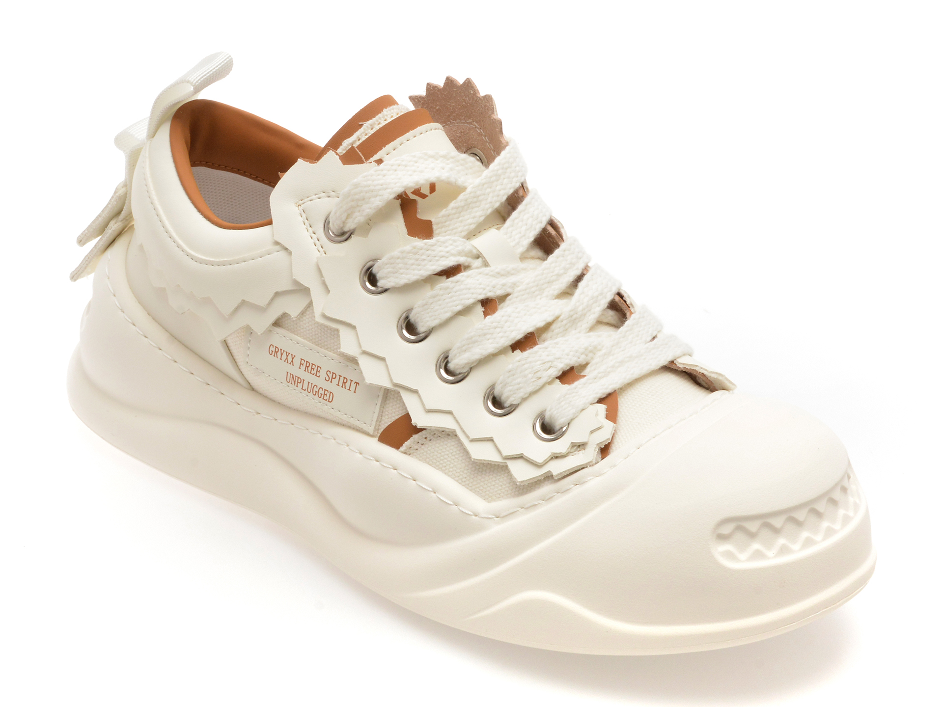 Pantofi sport GRYXX albi - confort urban