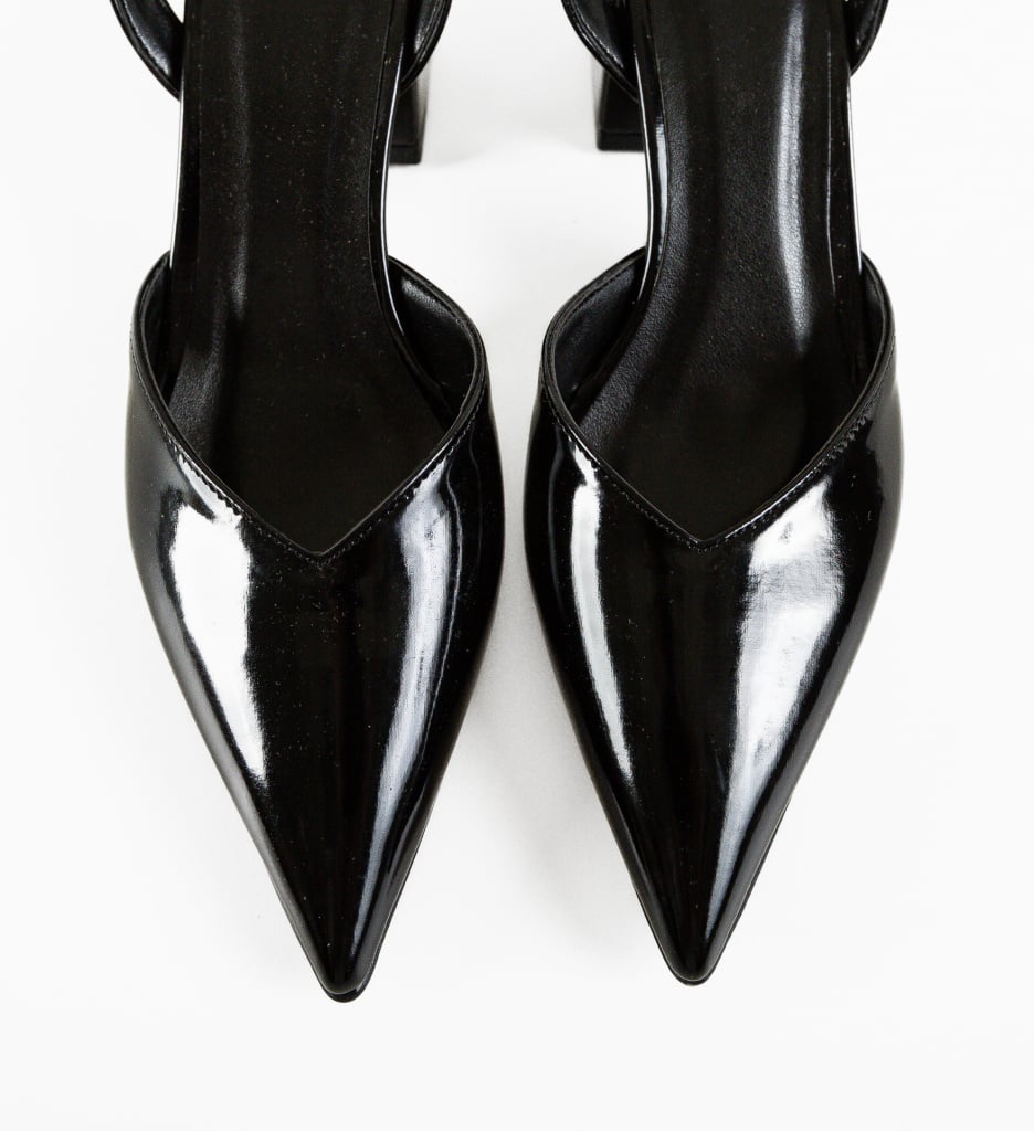 Pantofi cu Toc Hagra Negri | Eleganță - imagine 11