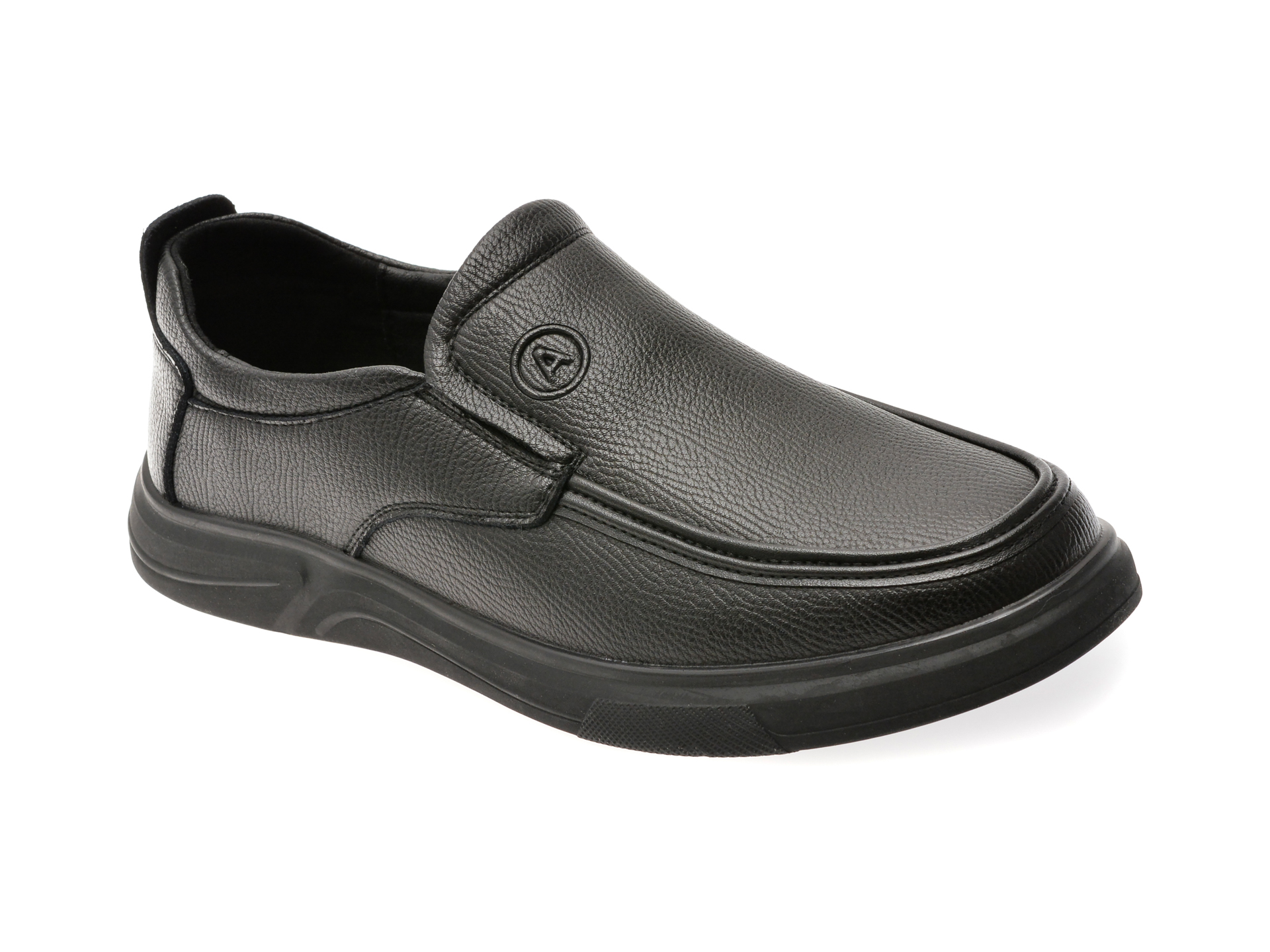 Mocasini Bite The Bullet negri din piele