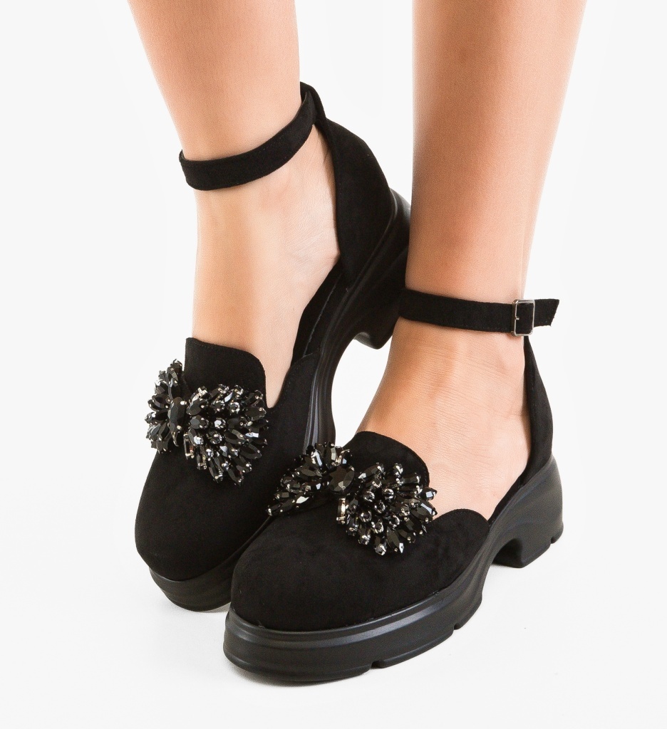 Pantofi Casual Jodet Negri - Eleganță și Confort - imagine 2