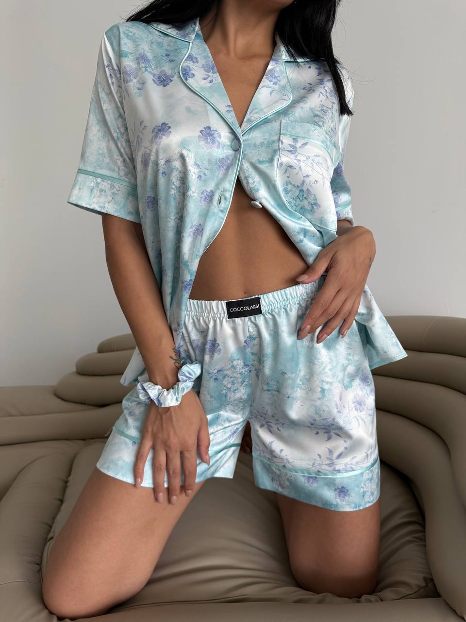 Set Pijama Dama 2 Piese Delis Fresh Mint - imagine 7