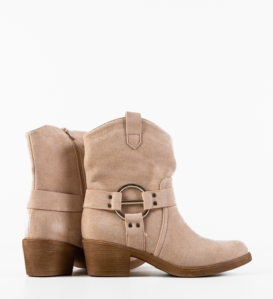Botine Dama Szymo Bej - Eleganță și Confort - imagine 4