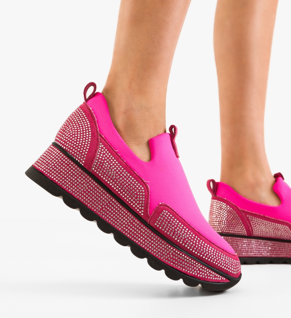 Sneakers Dama Kesara Roz - Confort și Stil