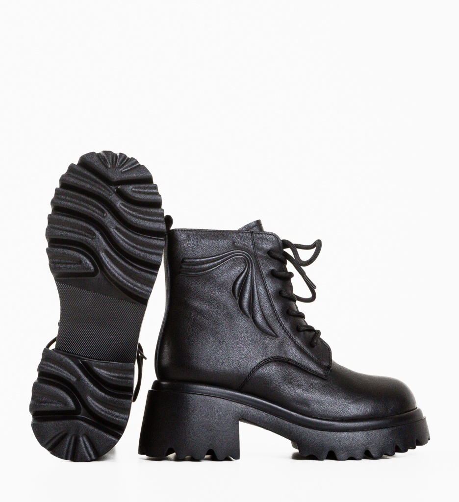 Ghete Dama Dara Negre | Eleganță și Confort - imagine 3