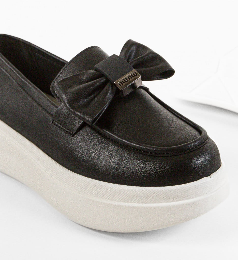 Pantofi Casual Dama Volga Negri | Confort & Stil - imagine 10