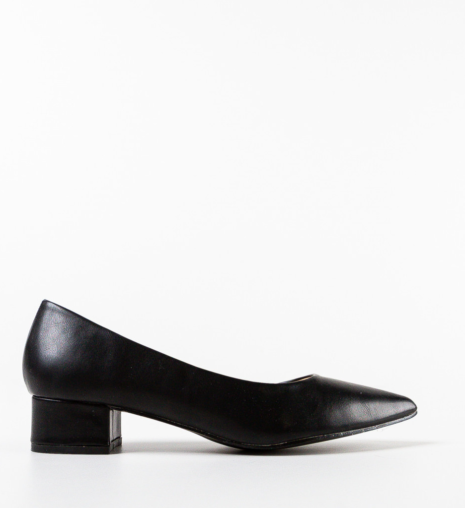 Pantofi Dama Rudd Toc Eleganți Negri - imagine 5