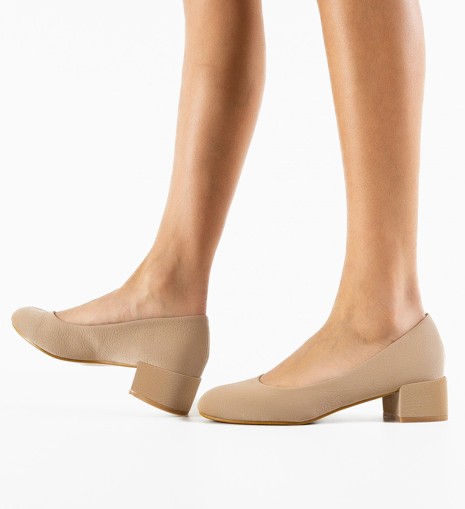 Pantofi dama Nora Bej 2 - Eleganță și confort - imagine 4